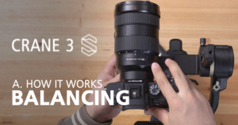 CRANE 3S - Balance Adjustment