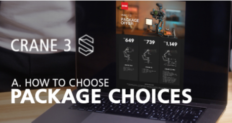 CRANE 3S - Package Choices