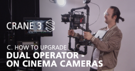 CRANE 3S - Dual Operator - on Cinema Cameras