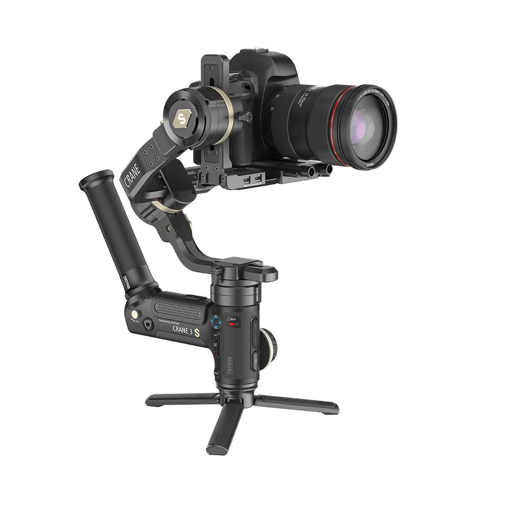 CRANE 3S - Cinema Camera 3 axis Gimbal Stabilizer | ZHIYUN