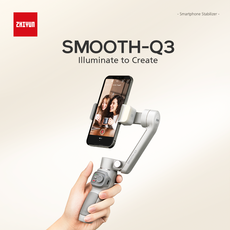 Illuminate to Create: ZHIYUN Presents SMOOTH-Q3 Gimbal to Light up